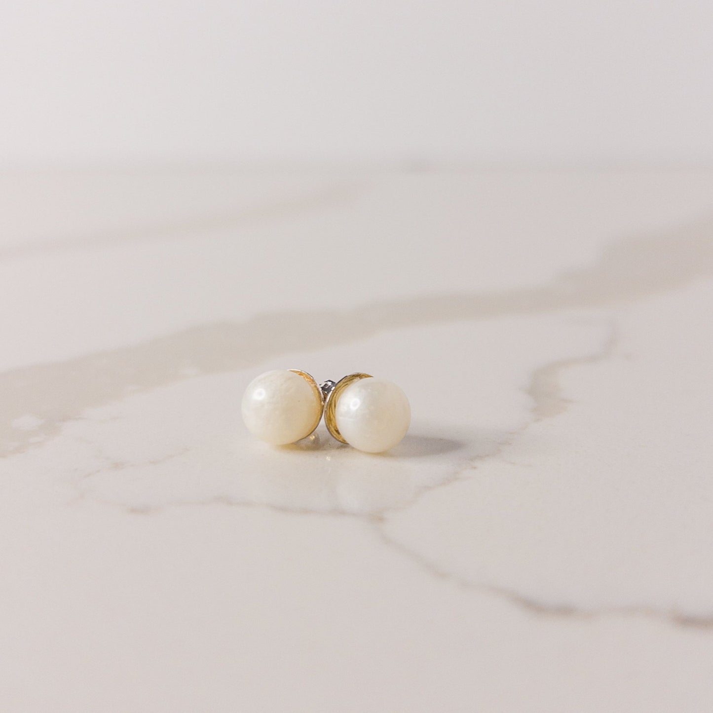 Pearl Shimmer Breastmilk Pearl Earrings